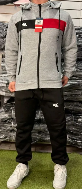 Conjunto algodón moleton frizado y calentito