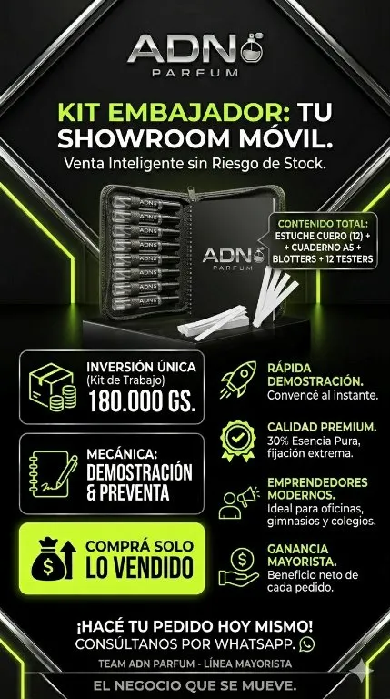 Kit Embajador ADN - Showroom Móvil