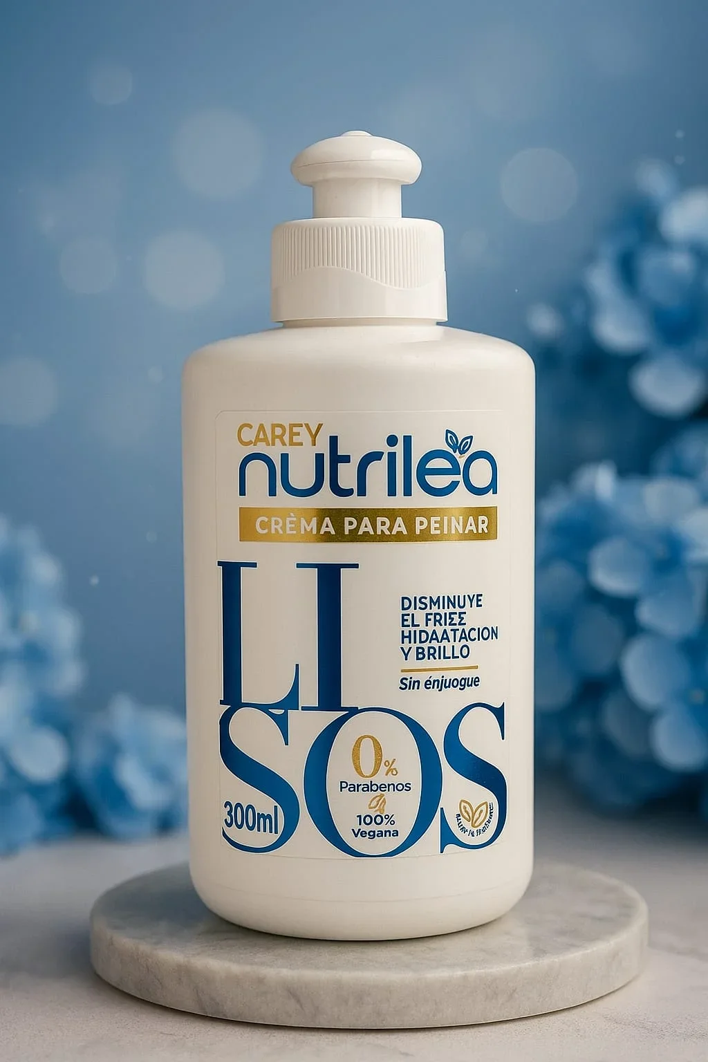 Crema para cabellos lacios