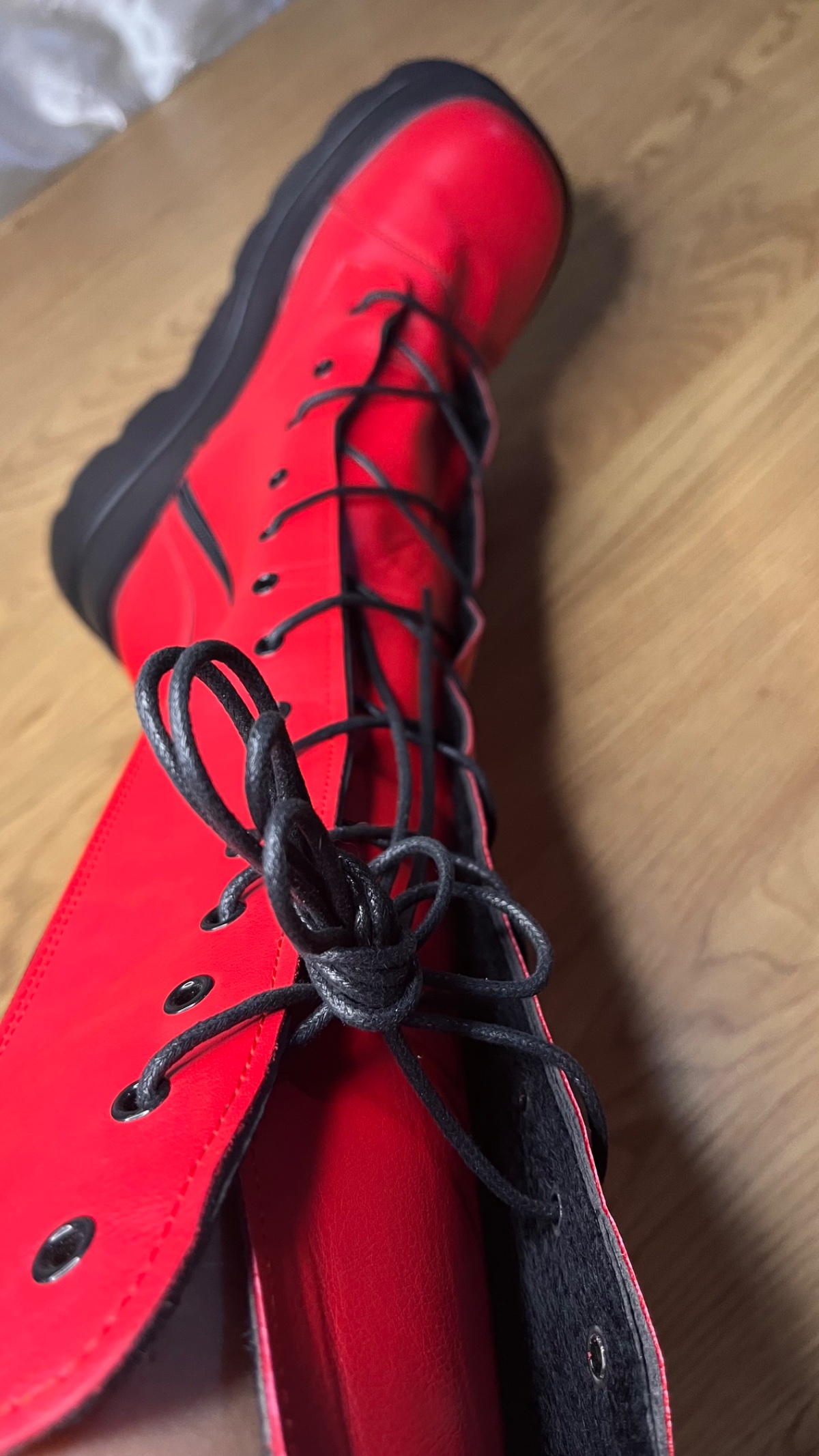 Botas Rojas con Plataforma Talle 38 | NUEVO - 3