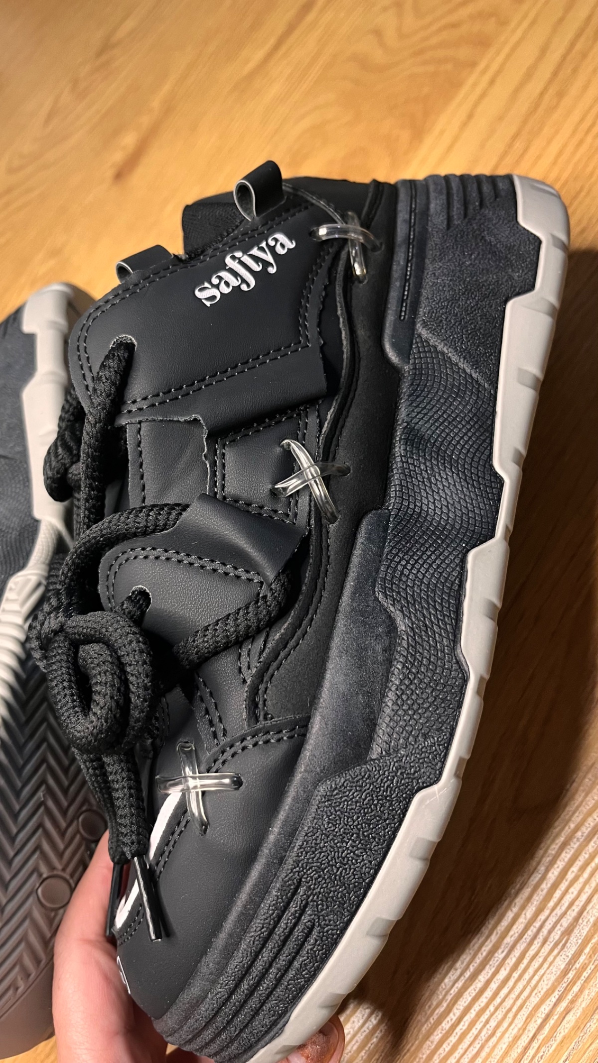 Tennis Negros con Plataforma Talle 38 | NUEVO - 2