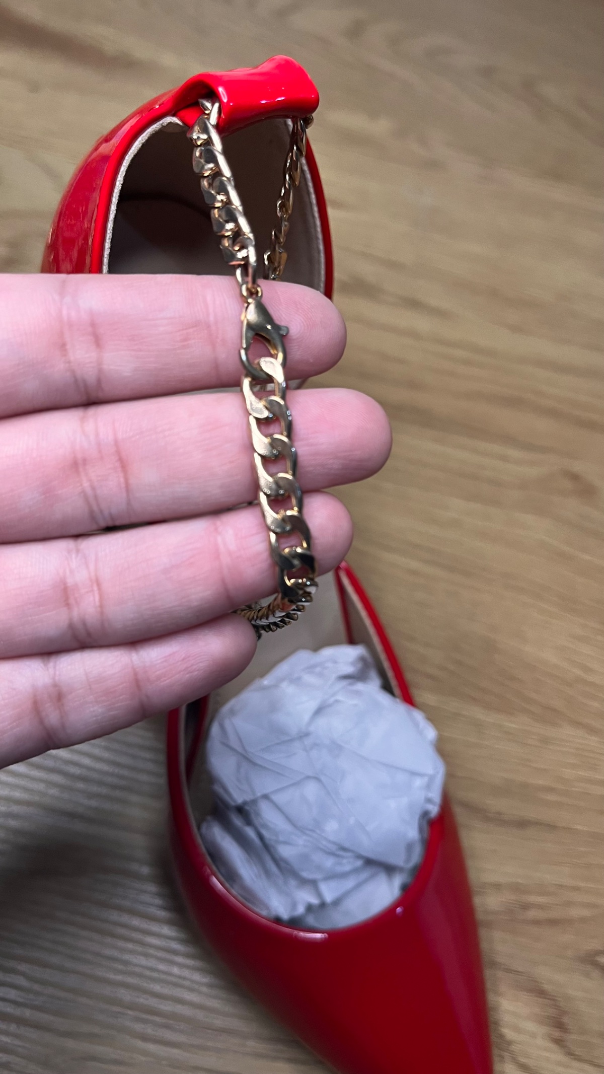 Tacón de Gamuza Rojo Talle 38 | NUEVO - 4