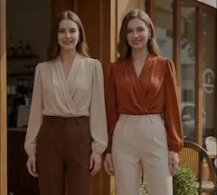 Blusas elegantes para mujer