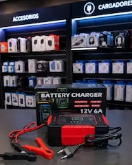 Cargador de Batería para  Auto/Moto 12V 6A - 2