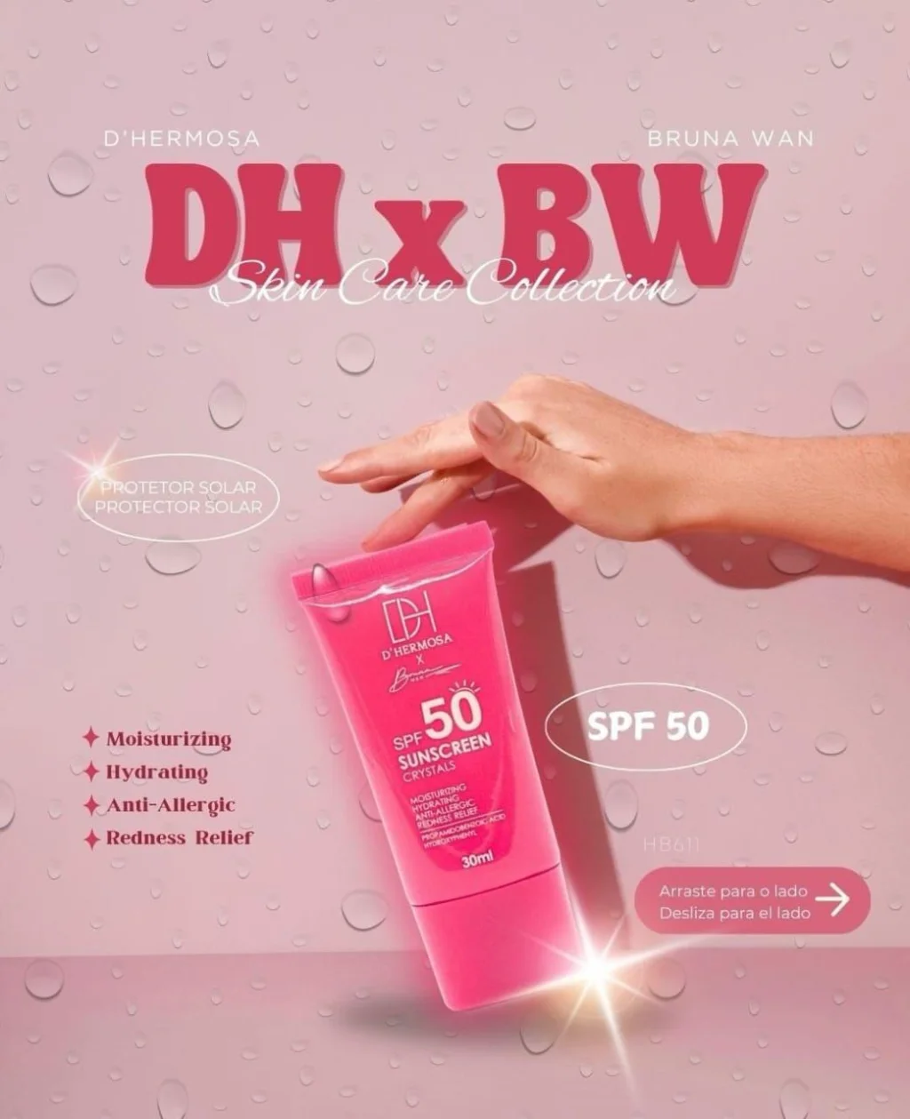 Protector Solar DH x BW SPF 50