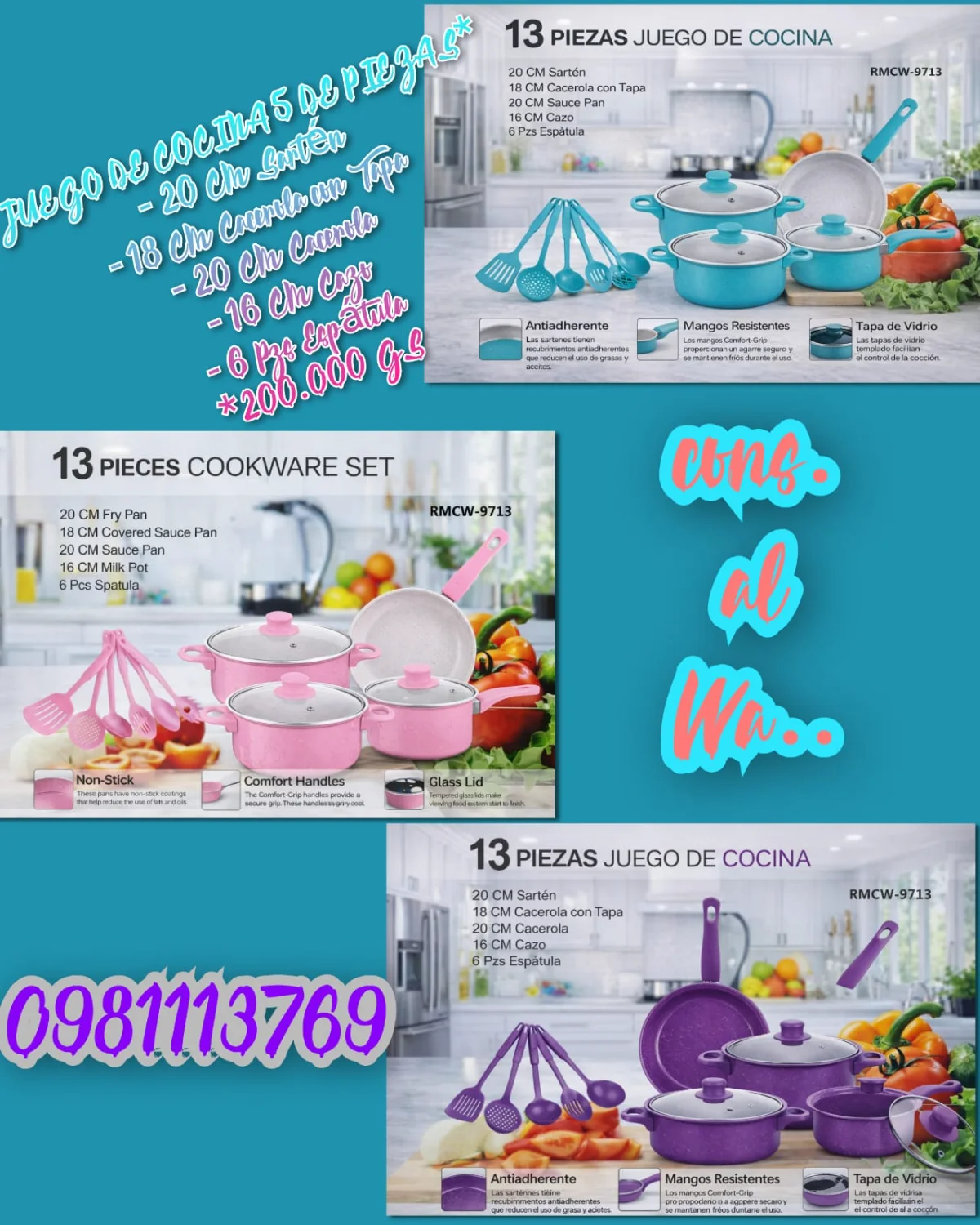 pantalón plus,Nike labubu,juego de cocina de 5 piezas y más. - 5