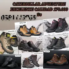 CATERPILLAR ADVENTURE,botitas de cuero,camisetas albirroja - 1