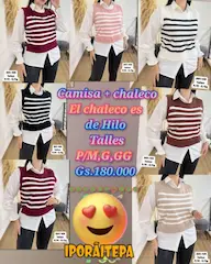 Camisa+chaleco, campera para caballero,acolchado Messi y más - 2