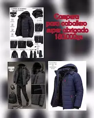 Camisa+chaleco, campera para caballero,acolchado Messi y más - 3
