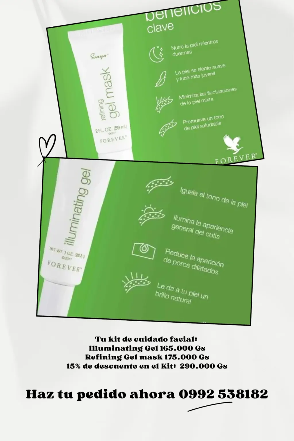 Aloe Vera - Kit de cuidado facial