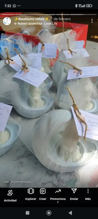 Recuerdos para bautismo y baby shower - 1