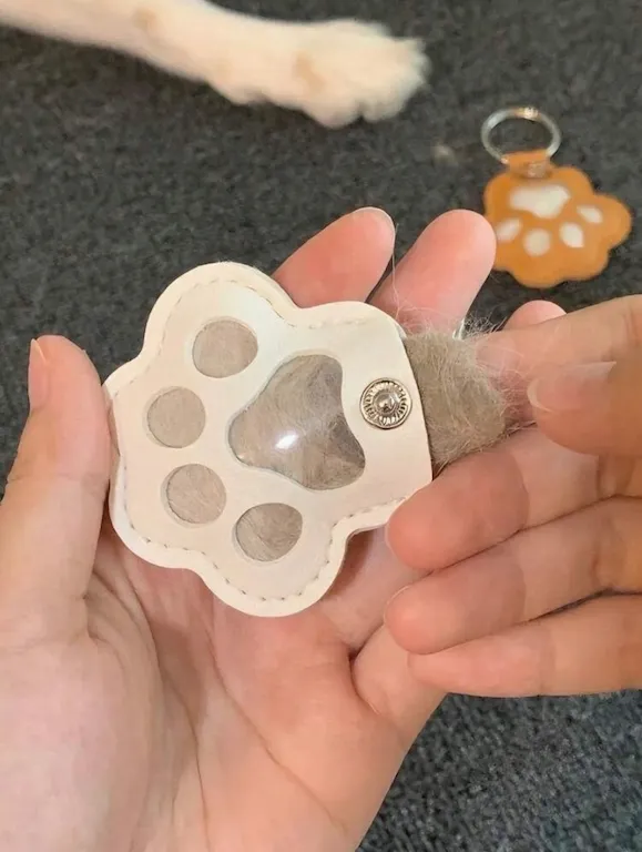Llavero de huella de pata - 1