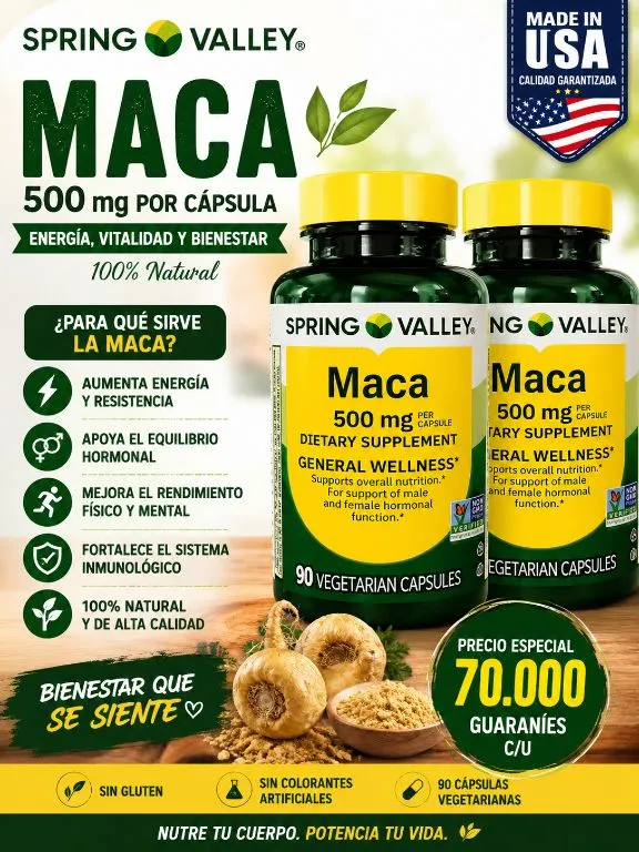 Vitamina B12 Spring Valley - Energía y Metabolismo - 2