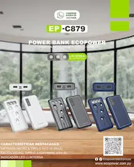 Power Bank EcoPower EP-C879 con Linterna