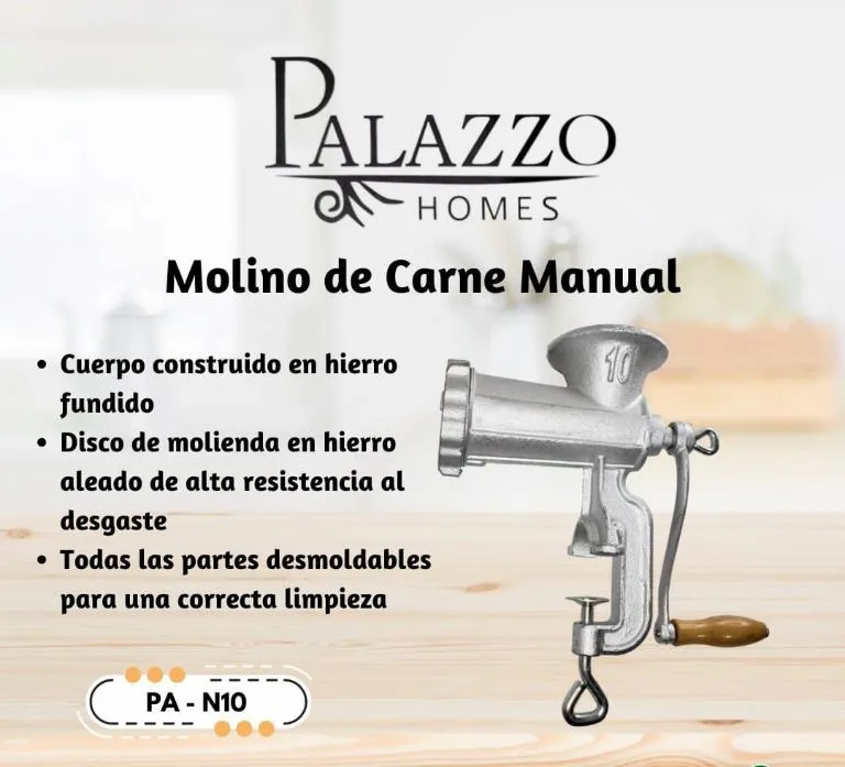 Molino de Carne Manual Palazzo PA-N10