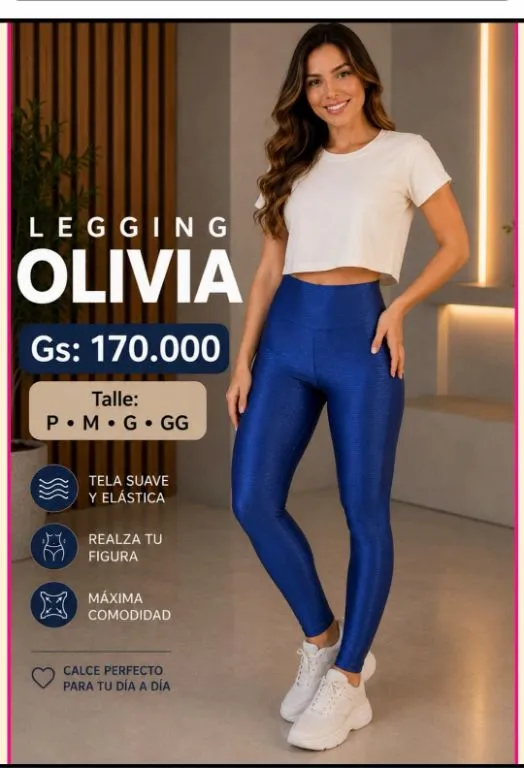 Legging Olivia Azul