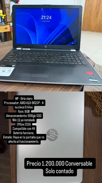 Notebook HP, Procesador AMD