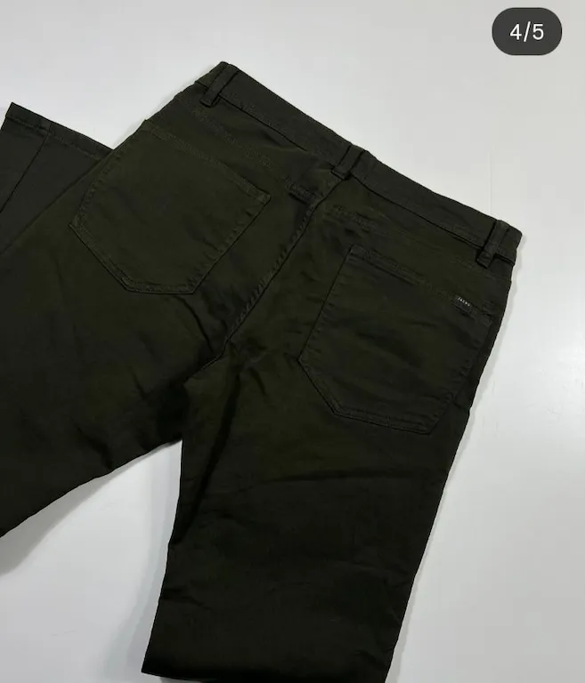 Pantalon verde musgo Talle 32 - 5