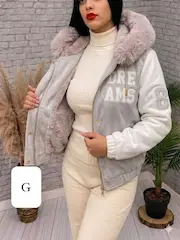 Campera Universitaria con Piel Talle G