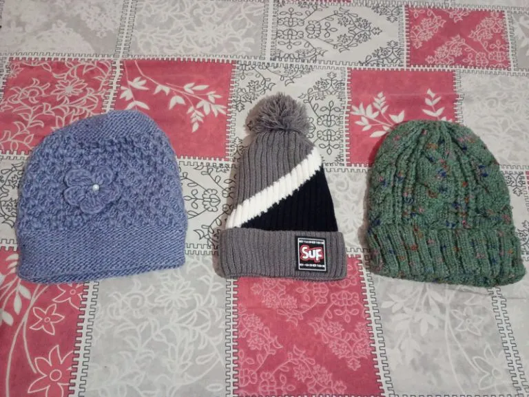 Gorras tejidas de lana