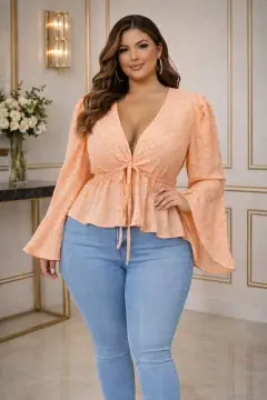 Blusas importados Brasileros Talle plus - 2