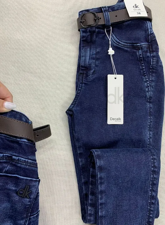 Jeans Decalk Premiun elastizados Brasileros Cintura alta. - 3