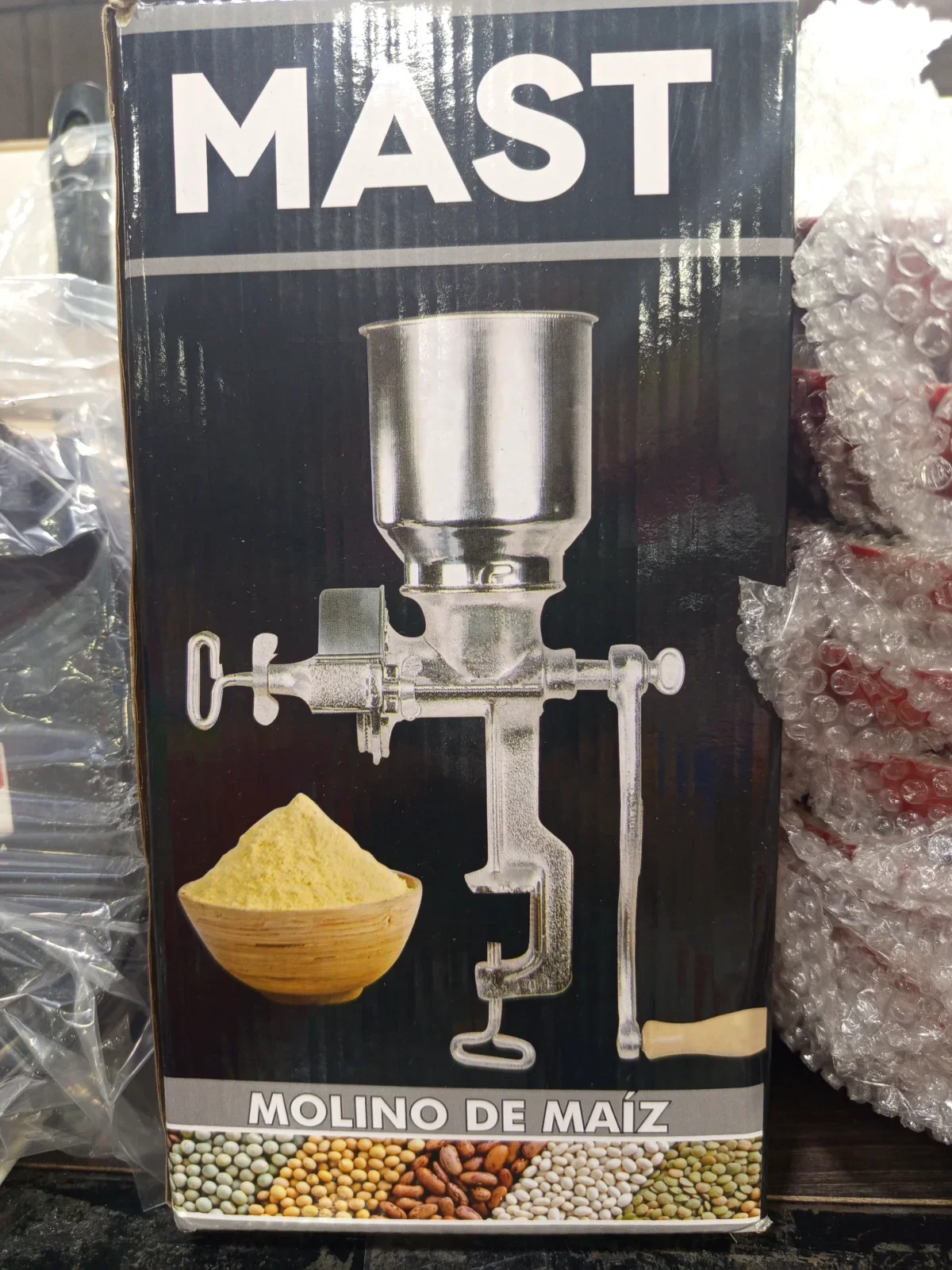 Molino de maiz manual