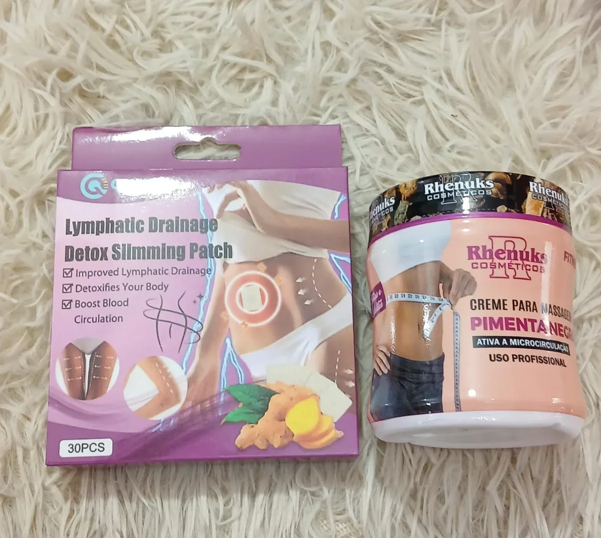 Combo de parche+crema adelgazante