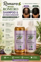Shampoo y acondicionador de romero