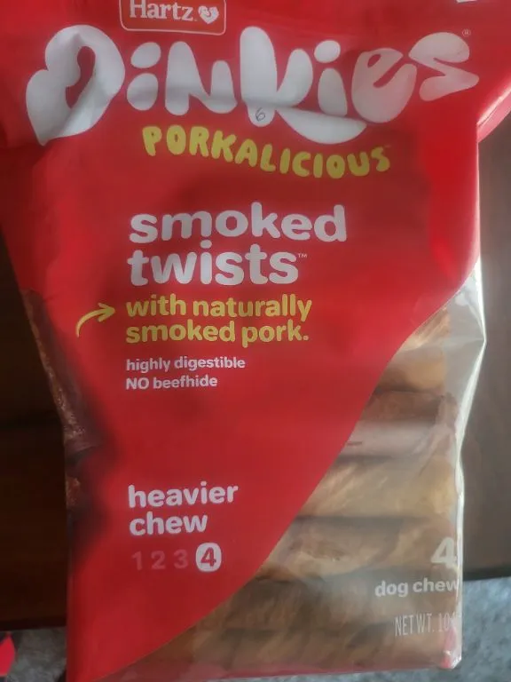 Hartz Dinkies Porkalicious Smoked Twists