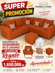 Juego de living y tumbona esquineros en ofertas - 2