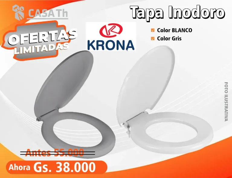Tapa Inodoro Plastico