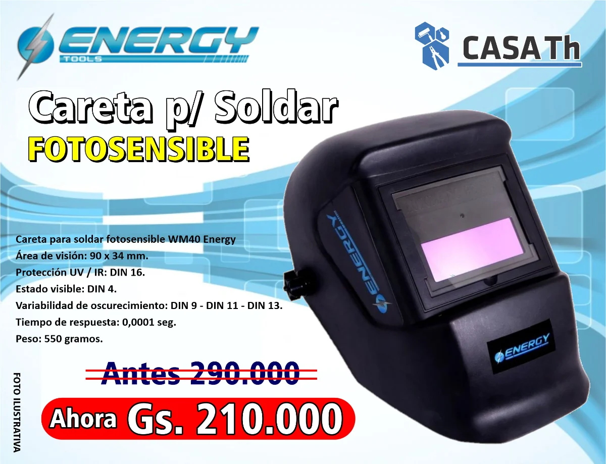 Careta Mascara p/ Soldar v