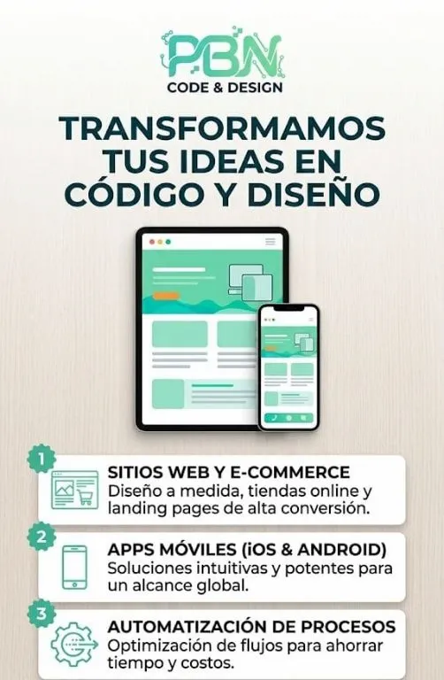 Servicios de Diseño Web y Apps Móviles