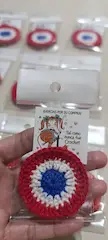 Escarapelas a crochet artesanales 🇵🇾 - 2