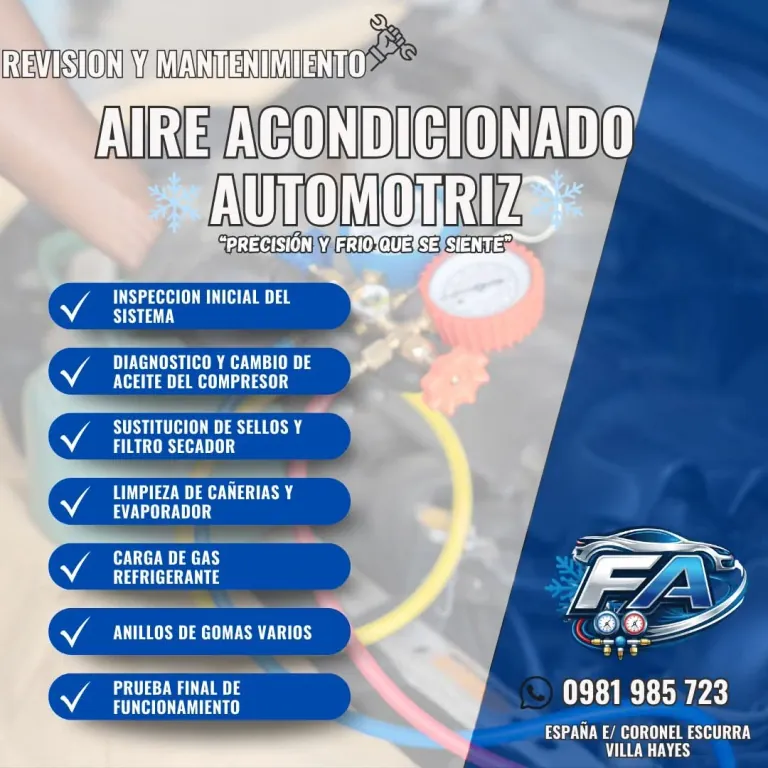 Reparación de Aire Acondicionado (Auto y Hogar)
