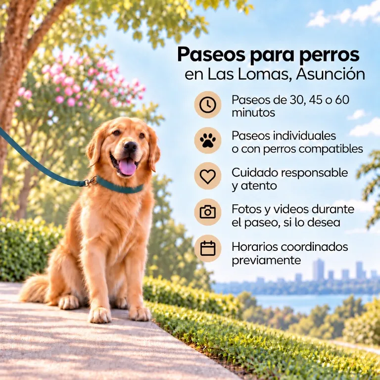 Paseo de perros en Las Lomas