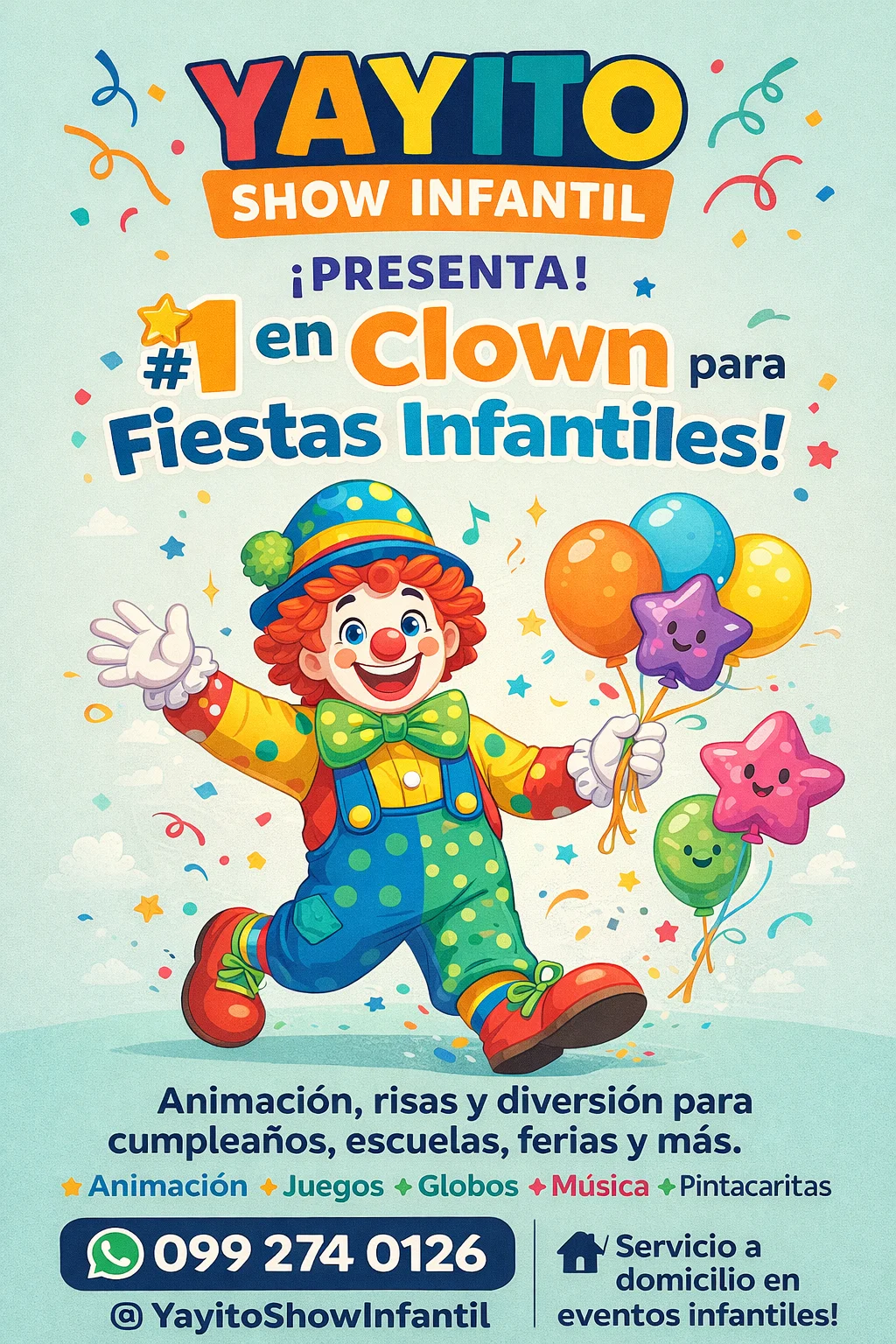 Show Infantil, Globo Loco y Carita Pintada - 4
