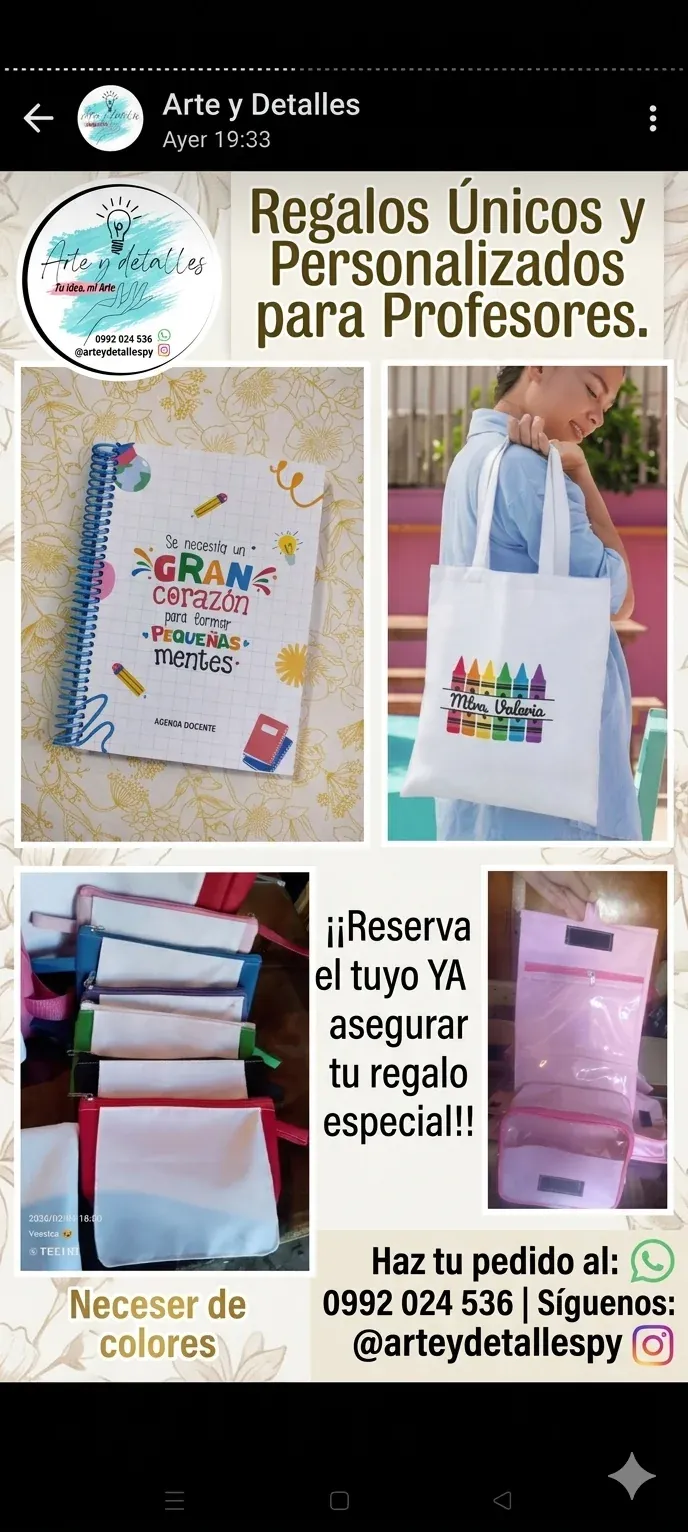 Regalos DIA DEL MAESTRO